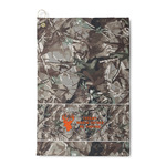 Hunting Camo Waffle Weave Golf Towel (Personalized)