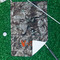 Hunting Camo Waffle Weave Golf Towel - In Context