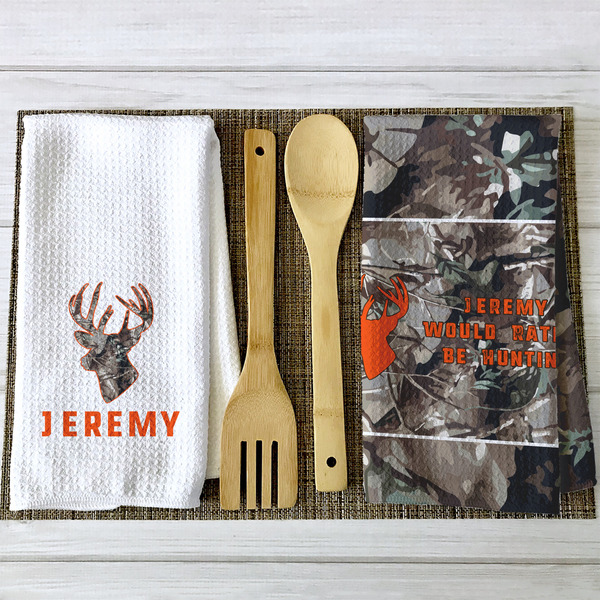 Hunting Camo Waffle Weave Towels - 2 Print Styles