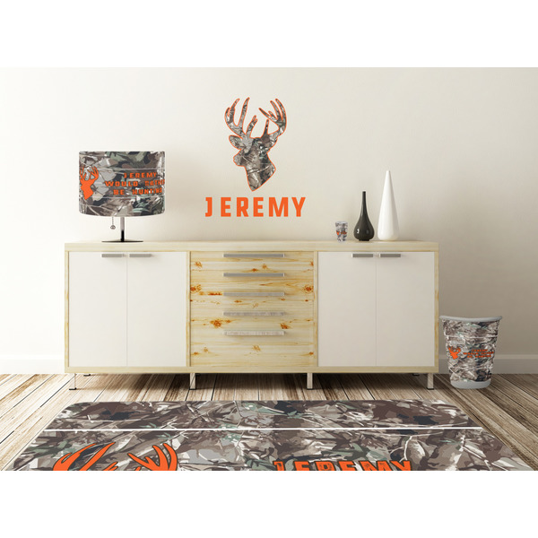 Hunting Camo Wall Graphic Decal Wooden Desk