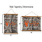 Hunting Camo Wall Hanging Tapestries - Parent/Sizing