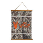 Hunting Camo Wall Hanging Tapestry - Tall (Personalized)