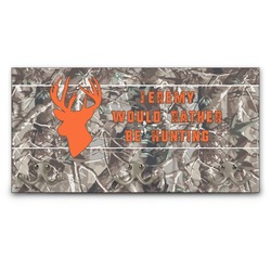 Hunting Camo Wall Mounted Coat Rack (Personalized)