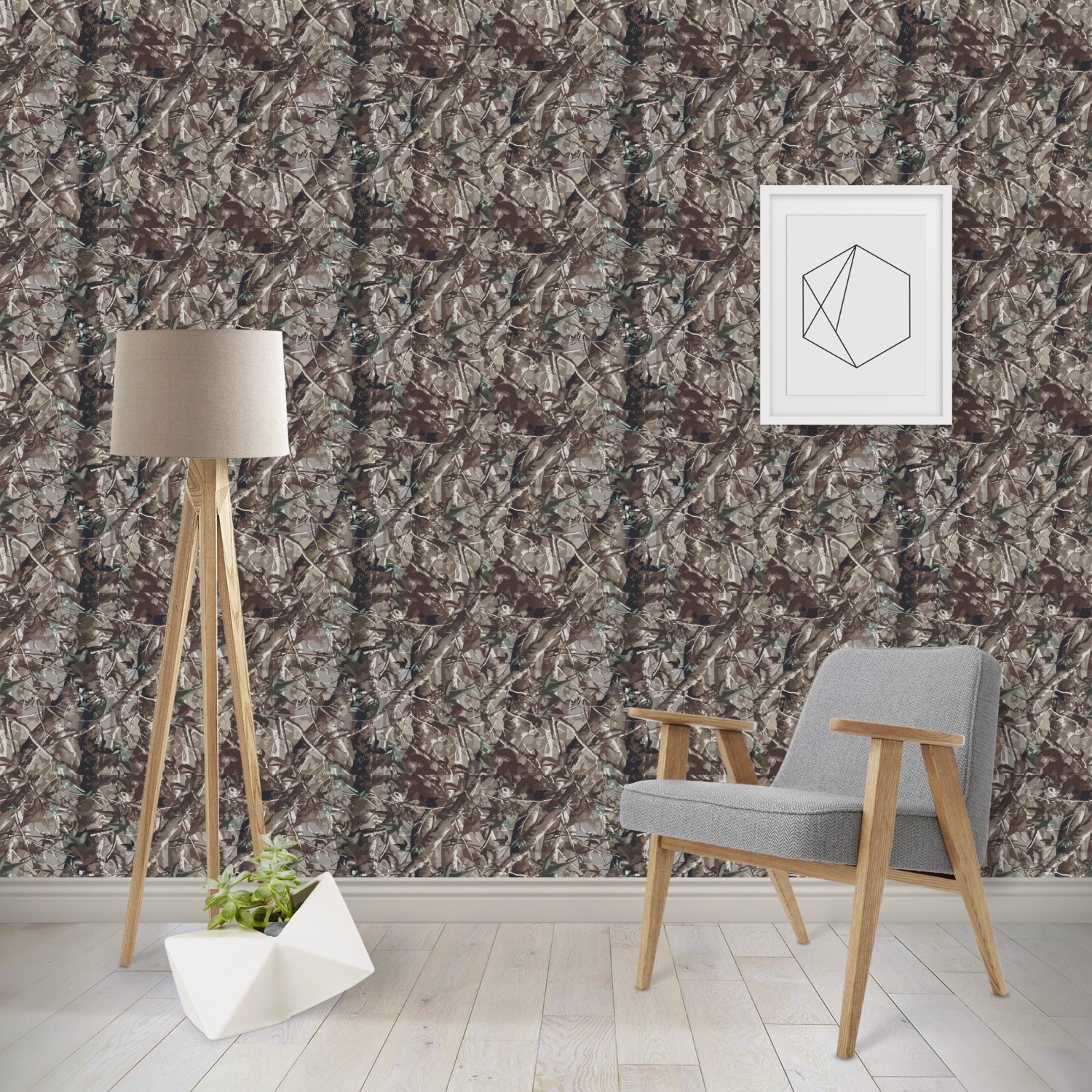 Hunting Camo Design Custom Wallpaper & Surface Covering