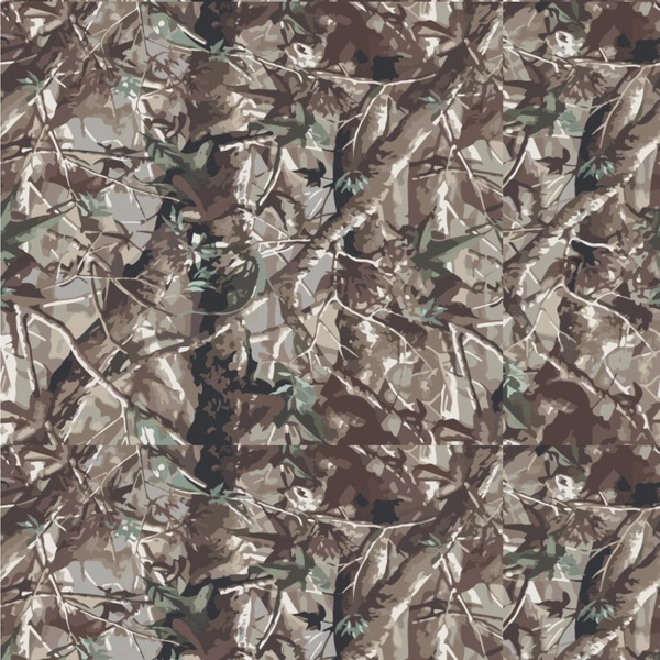 Custom Hunting Camo Wallpaper & Surface Covering (Water Activated 24"x 24" Sample)