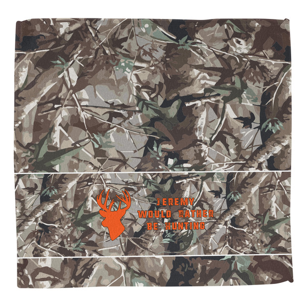 Hunting Camo Washcloth - Front - No Soap