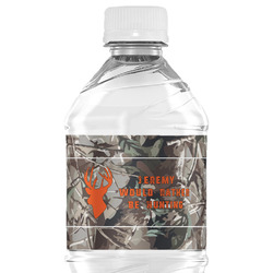 Hunting Camo Water Bottle Labels - Custom Sized (Personalized)