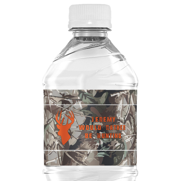 Custom Hunting Camo Water Bottle Labels - Custom Sized (Personalized)