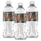 Hunting Camo Water Bottle Labels - Front View