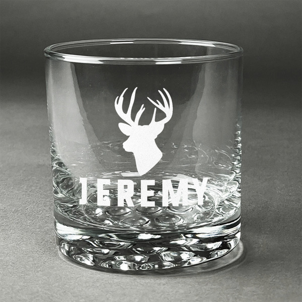 Custom Hunting Camo Whiskey Glass - Engraved (Personalized)