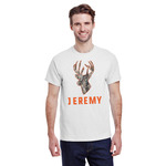 Hunting Camo T-Shirt - White (Personalized)