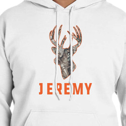 Hunting Camo Hoodie - White - 2XL (Personalized)