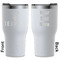 Hunting Camo White RTIC Tumbler - Front and Back