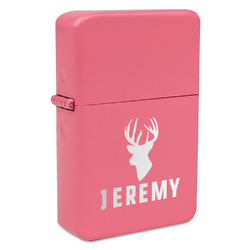 Hunting Camo Windproof Lighter - Pink - Double Sided (Personalized)