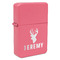 Hunting Camo Windproof Lighters - Pink - Front/Main