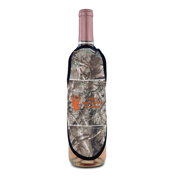 Hunting Camo Wine Bottle Apron - IN CONTEXT