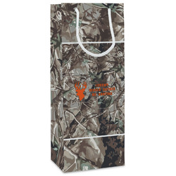 Hunting Camo Wine Gift Bags - Matte (Personalized)