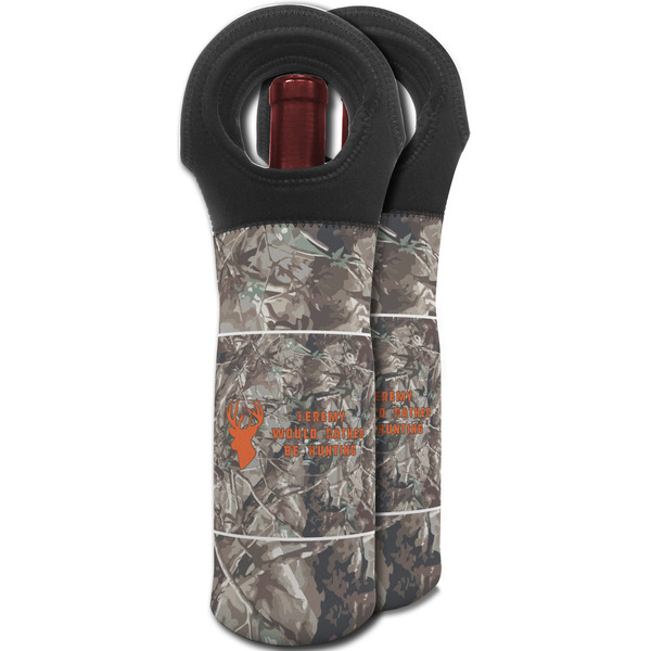 Hunting Camo Wine Tote Bag - MAIN