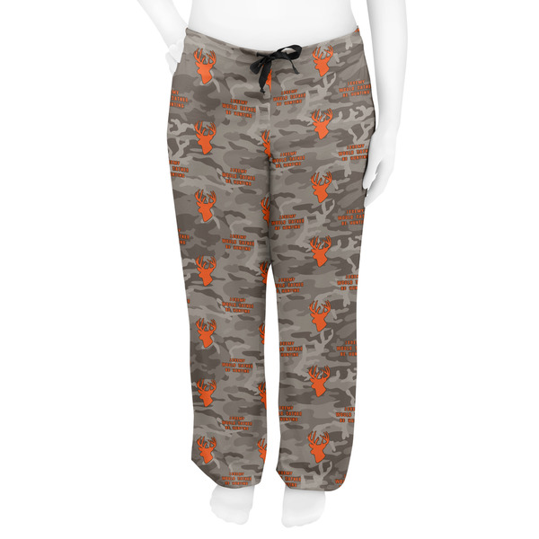 Hunting Camo Women's Pj on model - Front