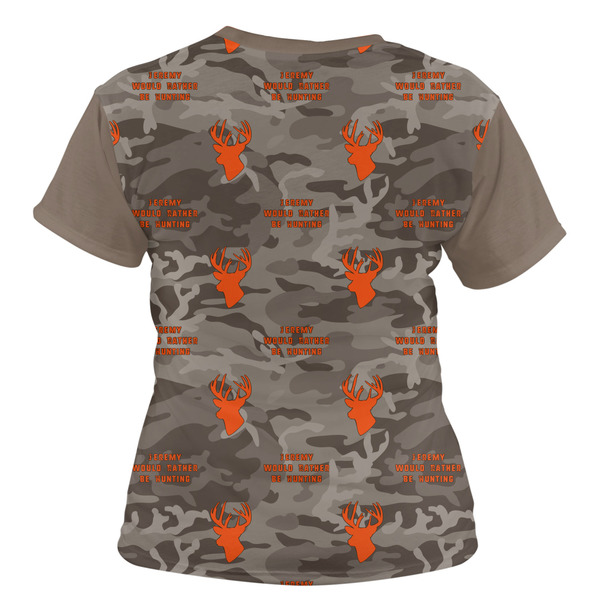 Hunting Camo Women's T-shirt Back
