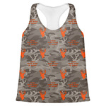 Hunting Camo Womens Racerback Tank Top - X Small (Personalized)
