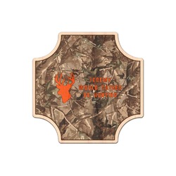 Hunting Camo Genuine Maple or Cherry Wood Sticker (Personalized)