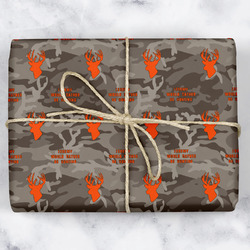 Hunting Camo Wrapping Paper (Personalized)