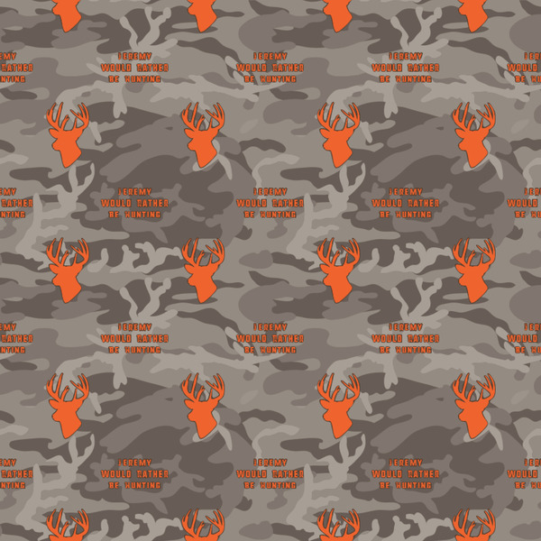 Hunting Camo Wrapping Paper Square