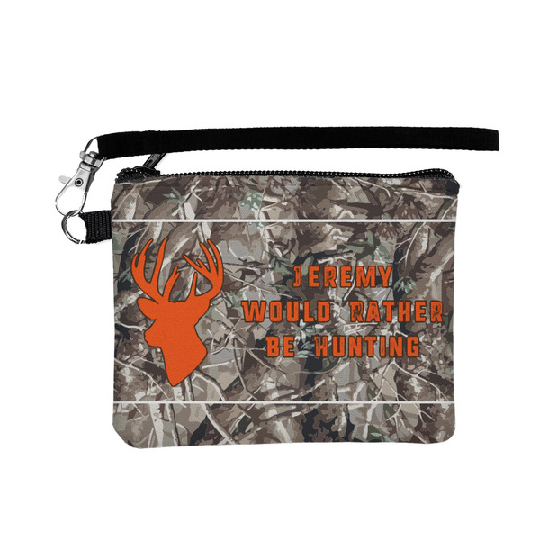 Custom Hunting Camo Wristlet ID Case w/ Name or Text