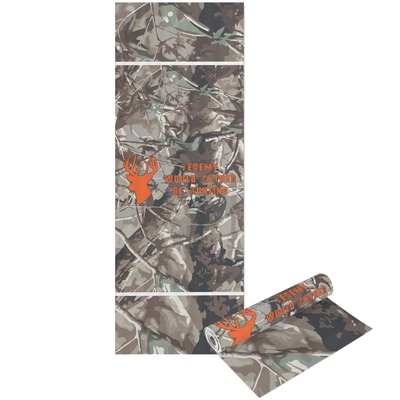 Hunting Camo Yoga Mat - Printable Front and Back (Personalized)