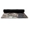 Hunting Camo Yoga Mat Rolled up Black Rubber Backing