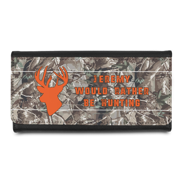 Custom Hunting Camo Leatherette Ladies Wallet (Personalized)