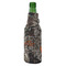 Hunting Camo Zipper Bottle Cooler - ANGLE (bottle)