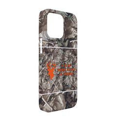 Hunting Camo iPhone Case - Plastic - iPhone 13 (Personalized)