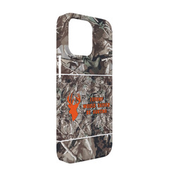Hunting Camo iPhone Case - Plastic - iPhone 13 Pro (Personalized)