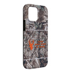 Hunting Camo iPhone Case - Rubber Lined - iPhone 13 Pro Max (Personalized)
