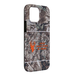 Hunting Camo iPhone Case - Rubber Lined - iPhone 13 Pro Max (Personalized)