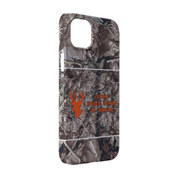 Hunting Camo iPhone Case - Plastic - iPhone 14 (Personalized)