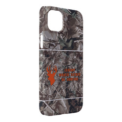 Hunting Camo iPhone Case - Plastic - iPhone 14 Pro Max (Personalized)