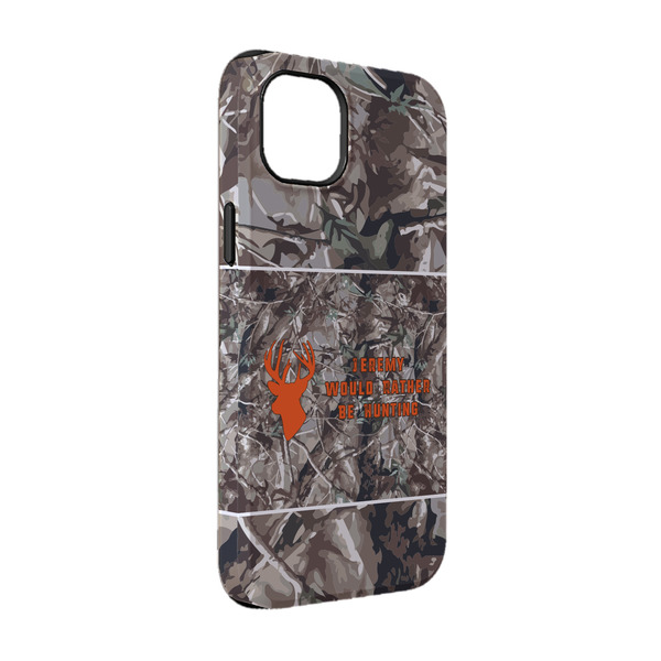 Custom Hunting Camo iPhone Case - Rubber Lined - iPhone 14 (Personalized)