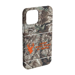 Hunting Camo iPhone Case - Plastic - iPhone 15 Pro (Personalized)