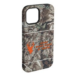 Hunting Camo iPhone Case - Rubber Lined - iPhone 15 Pro Max (Personalized)