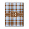 Two Color Plaid Wood Print - 11x14 (Personalized)