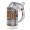Two Color Plaid 12 oz Stainless Steel Sippy Cups - Top Off