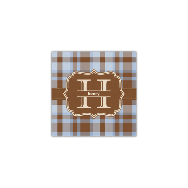 Two Color Plaid 12x12 - Canvas Print - Front View