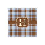 Two Color Plaid Wood Print - 12x12 (Personalized)
