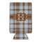 Two Color Plaid Can Cooler (Personalized)