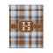 Two Color Plaid Wood Print - 16x20 (Personalized)