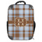 Two Color Plaid 18" Hard Shell Backpacks - FRONT