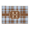 Two Color Plaid 2' x 3' Indoor Area Rug (Personalized)